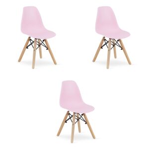 ZUBI szék - rózsaszín x 3