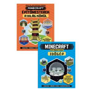 Minecraft: Építőmesterek a világ körül +  Építőmesterek-időgép - könyvcsomag 45490697 