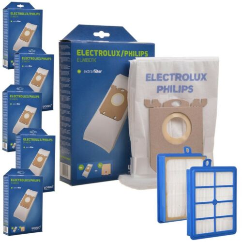 24x sac de praf + filtru pentru aspiratoare ELECTROLUX PHILIPS AEG S-bag Classic Performance ELMB01K, E201SM (UltraSilencer, Ergospace, Ergoclassic, Oxygen Plus, Jetmaxx, Ultra One, Viva Cont 146634406