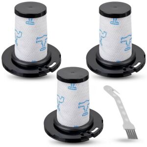 3x filtru lavabil pentru aspiratoare TEFAL X-Force Flex / ROWENTA X-Force Flex + perie de curatare a filtrului (inlocuieste ZR009007) 146634594 - Filtre pentru aspirator