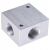 Bloc distribuitor de aer din aluminiu pentru sisteme pneumatice cu cuple rapide (3 mama, 1 tata) 146635788