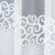 DANIELA - Készre varrt jacquard függöny alul kivágással - 350x155 cm - fehér 146635816