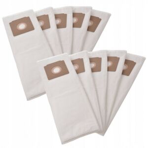 10 saci de praf din microfibră sintetică pentru aspiratoare Nilfisk Multi 20/20CR/20 INOX/20T de 20 litri 146636104 - Accesorii pentru electrocasnice mici