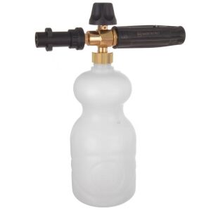Lance profesională pentru spumă pentru seria Karcher K2-K7, cu rezervor transparent de 1 litru, 180 bar, conexiune tip baionetă 146636150 - Accesorii aparate de spălat cu presiune