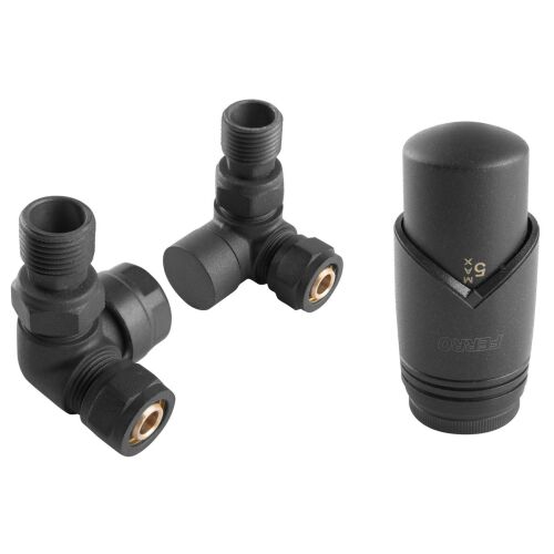 ZTO30AT dekoratív termosztatikus készlet, axiális, antracit, előbeállítás nélkül 146636817