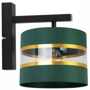 FALI LÁMPA, NÉGYZET ALAKÚ LÁMPA, ELEGÁNS ARANY LÁMPABÚRA, 20 CM 146636855 - Fali lámpa