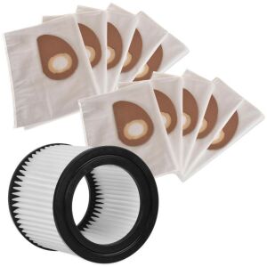 Pachet filtru și sac de praf lavabile pentru aspiratoarele NILFISK Buddy II 12 18 (10 saci de praf + 1 filtru) 146637268 - Saci de praf