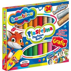 PLASTICINE 24KOL BAMBINO 1901 A""5