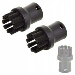 2 perii rotunde pentru aparatele de curățat cu abur Karcher SC 1-5 (înlocuitor pentru numărul de articol 2.863-264.0) 146637891 - Accesorii pentru electrocasnice mici