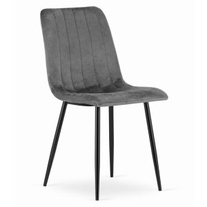 LAVA szék - sötétszürke bársony x 1 146638234 - Étkező szék