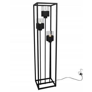 ÁLLÓLÁMPA, ÁLLÓ, FÉM LÁMPABÚRA, FEKETE, 130 CM 146638425 - Állólámpa