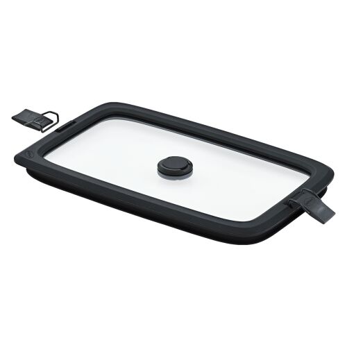 Üveg vákuumfedél Flexx2Go edényhez, Rosle, 1,5 literes, átlátszó