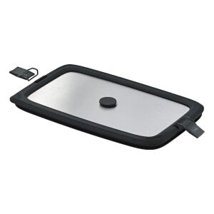 Capac din otel inoxidabil pentru caserola Flexx2Go, Rosle, 1.5 litri, inox 146639160 - Capace de oale