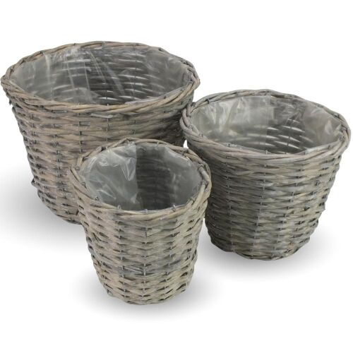 Fonott kaspó szett 3db/szett 6/# 146640650