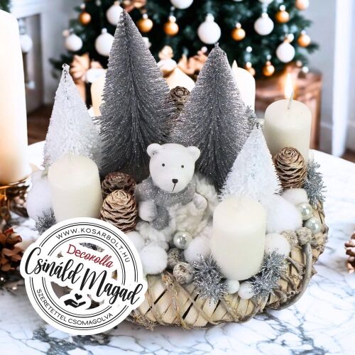 Csináld magad - Jegesmedve birodalom karácsony - Adventi koszorú