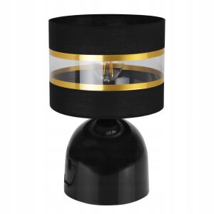 ÉJJELI ASZTALI LÁMPA, ELEGÁNS ARANY LÁMPABÚRA, 20 CM