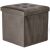 Összecsukható puff L gombokkal - 38x38x38cm bársonybarna x 8 146641117