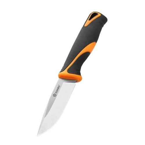 Ganzo G807 fekete és narancssárga fix pengéjű kés 