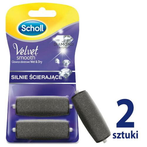 Zestaw 2 wkładów do pilników elektrycznych Scholl Velvet Smooth Wet & Dry 146643005