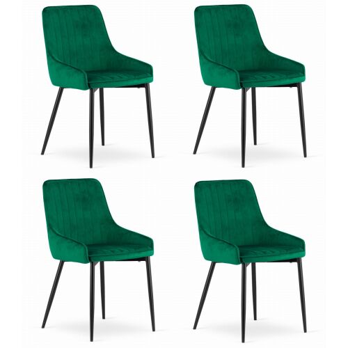 MONZA szék - zöld bársony x 4 146643961