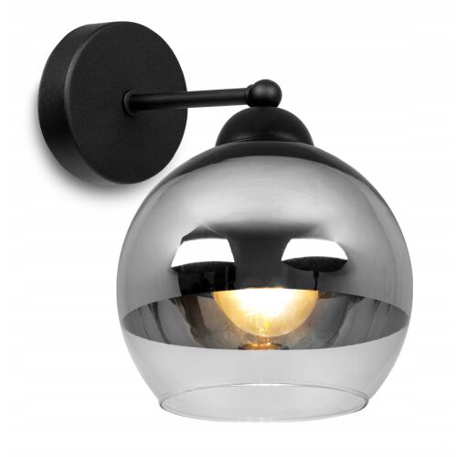 ELEGÁNS FALI LÁMPA, ÜVEG, KRÓM LÁMPA, LED 146645667