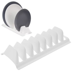 Fehér fedő és tányértartó 29,5x13,5x6 cm