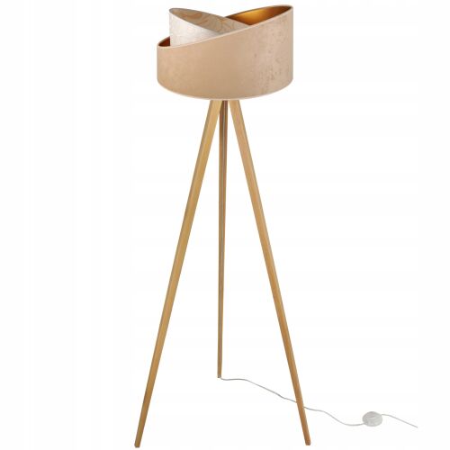 ÁLLÓLÁMPA, ÁLLÓ, ÁLLVÁNYOS, FA LÁMPABÚRA MINTÁVAL 146648341