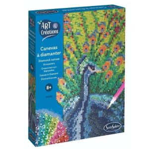 Hamis gyémánt képkirakó - páva 146650179 - Művészet & Hobbi