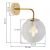 SIENA ARANY FALI LÁMPA 1 LAPOS, E14 LÁMPABURNY 146650743