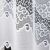 MODESTA - Készre varrt jacquard függöny alul kivágással - 300x160 cm - fehér 146650766