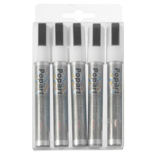 Fehértáblás markerek, hegy 2-6 mm, 5 darabos készlet - Hendi 664209 146652208