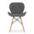 LAGO eco bőr szék - szürke x 3 146652244