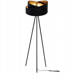 ÁLLÓLÁMPA, HÁROMSZÖG, ARANY BÁRSONY LÁMPABÚRA 146652621 - Állólámpa