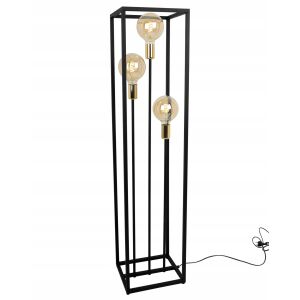 FEKETE FÉM ÁLLÓLÁMPA 130 CM 146652640 - Állólámpa