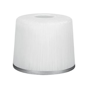 Ovális üveg lámpaernyő KRÓM fémkeret E27