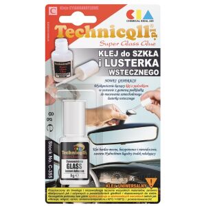 ÜVEG ÉS VISSZAPILLANTÓ TÜKÖR RAGASZTÓ 8G - TQ C-355