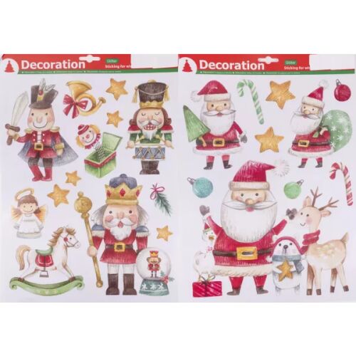 Коледно прозоречно фолио - 41 x 29 см, разнообразни видове 146654886