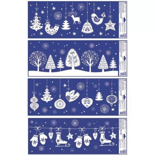 Sjajni ukrasi za prozor - 60 x 23 cm, različiti tipovi 146654986