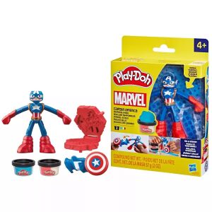 Play-Doh: Marvel figurás gyurmakészlet - Amerika kapitány