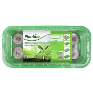 Mini üvegház és kókuszdió korongok 25x12x7cm palánta szett 146655270 - Kertépítés