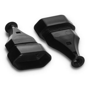 LAPOS CSATLAKOZÓ 2.5A 250V LEVÁLASZTHATÓ FEKETE - VT-301-0075