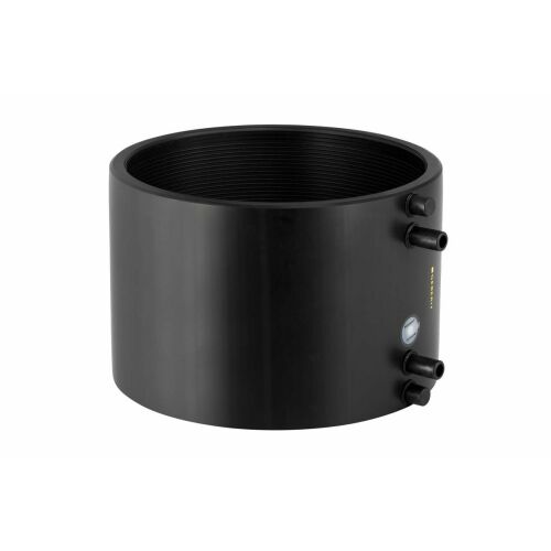 Elektrofúziós csatlakozó (elektrocsatoló) PEHD 250, fekete (HDPE csatorna) 146655300