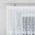 KASJANA - Készre varrt jacquard függöny alul kivágással - 400x160 cm - fehér 146655996