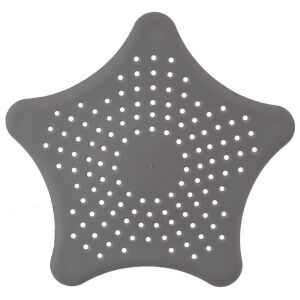 Szürke mosogatószűrő tapadókorongokkal 16 cm