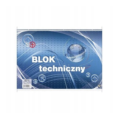 Iskolai technikai jegyzettömb, fehér, A3, 10 lap 146657622