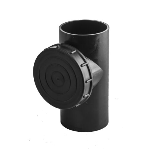 PEHD tisztító 50x50/88 egyenes S12.5, fekete, QS (Quick Stream) 146657768