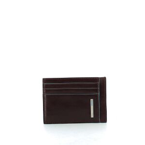 Piquadro, Blue Square, Leather Card Holder, PP2762B2R, Mogano, Unisex 146657898 - Férfi pénztárca