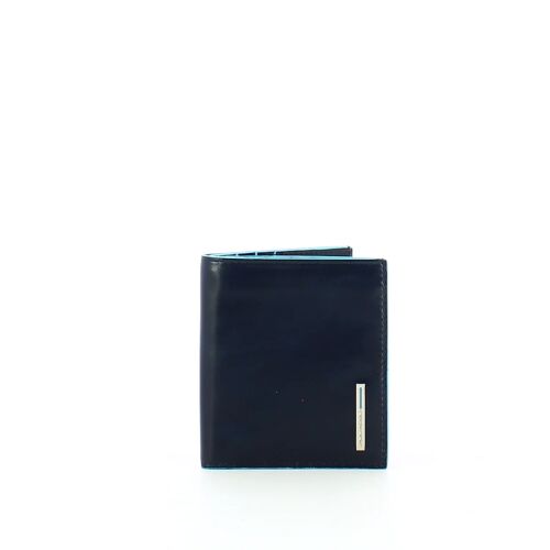 Piquadro, Blue Square, Leather Card Holder, PP1518B2, Blue Authentic, Unisex 146658328
