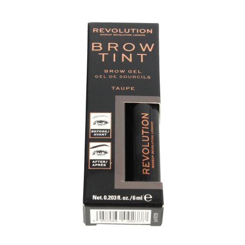 Makeup Revolution, Brow Tint, Eyebrow Gel, Taupe, 6 ml 146659096