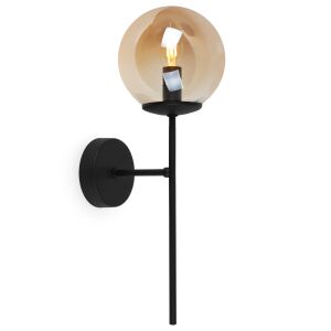 SIENA FEKETE FALI LÁMPA 1 TÁBLÁS MÉZLÁMPA E14